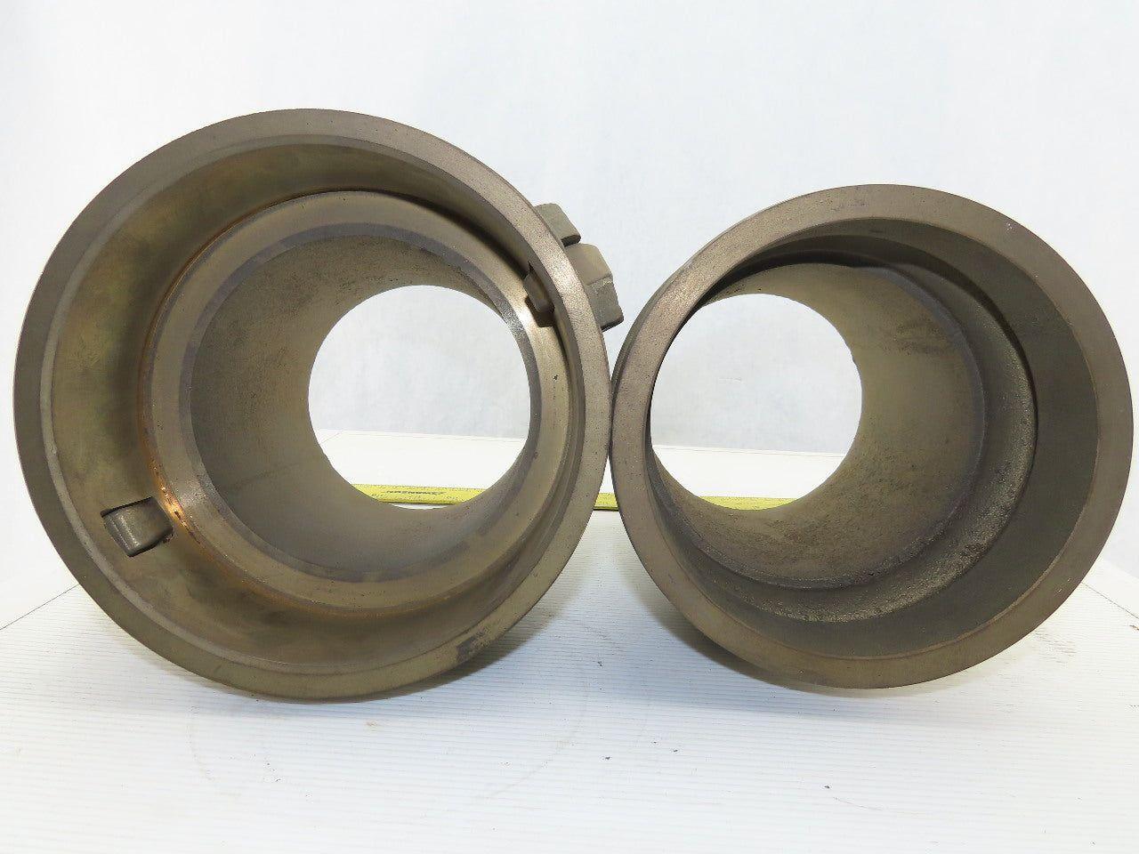 6C Type C Brass 6" Camlock Coupling Fitting Male And Female Set Missing Seal