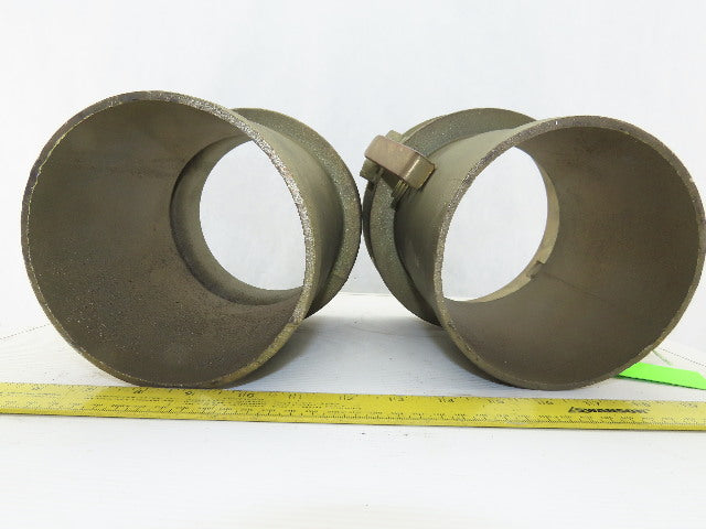 6C Type C Brass 6" Camlock Coupling Fitting Male And Female Set Missing Seal