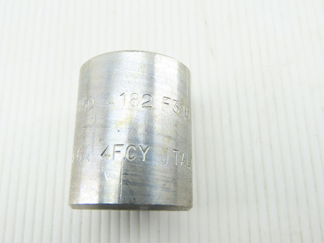 S.150 A182 F316 3/4" Stainless Steel NPT Coupling Lot Of 5