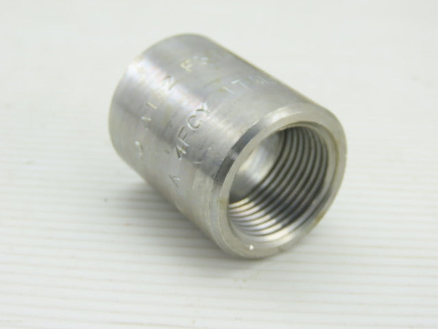 S.150 A182 F316 3/4" Stainless Steel NPT Coupling Lot Of 5