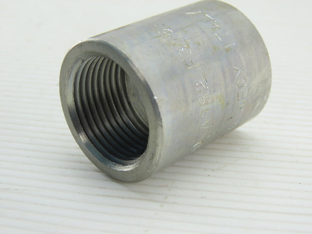 S.150 A182 F316 3/4" Stainless Steel NPT Coupling Lot Of 5