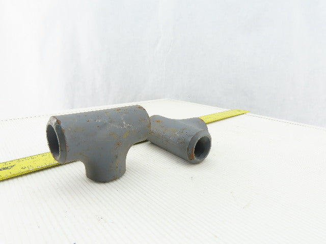 1" Butt Weld Seamless Pipe Fitting TEE Thick Wall Lot Of 2
