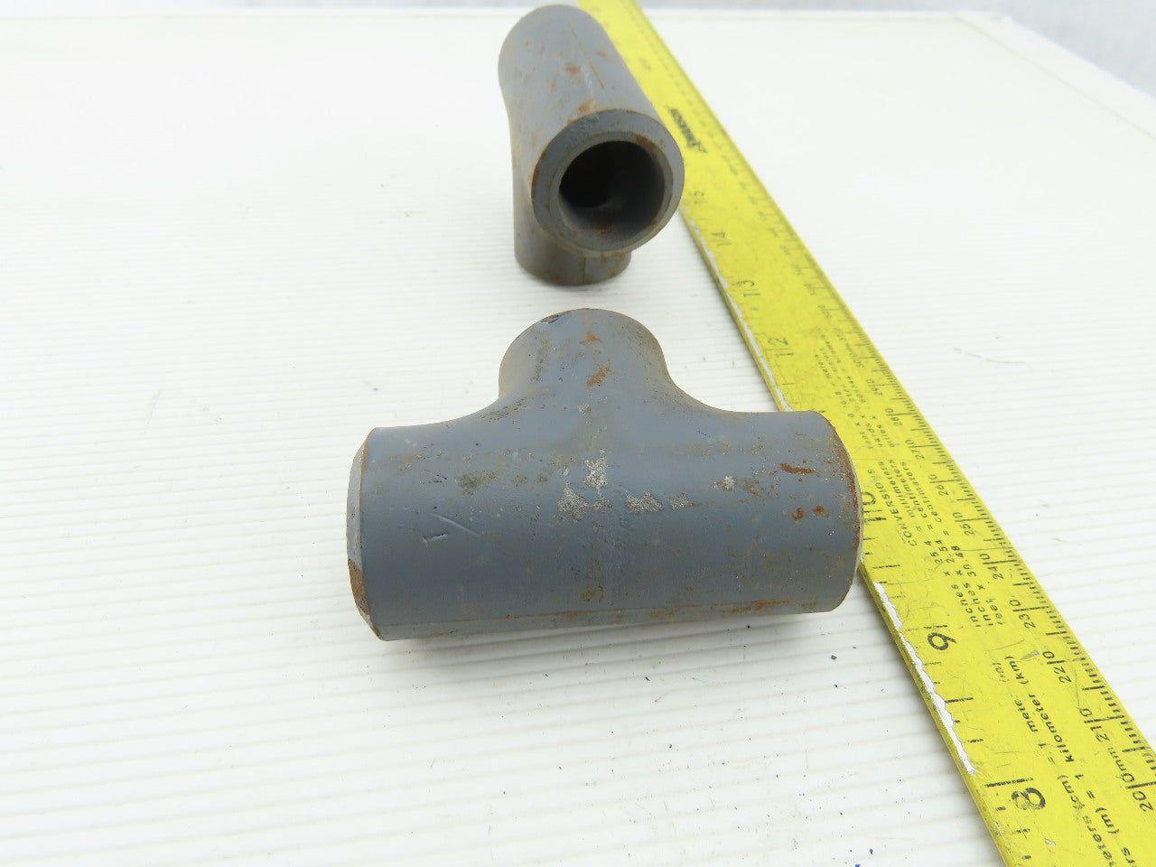 1" Butt Weld Seamless Pipe Fitting TEE Thick Wall Lot Of 2