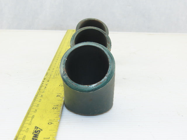 Hackney Ladish 1-1/2" Butt Weld Seamless Pipe Fitting 45° Elbow Lot Of 3