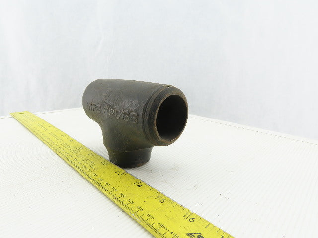 1-1/2" x 1-1/4" x 1-1/2" Butt Weld Seamless Pipe Fitting Reducer TEE