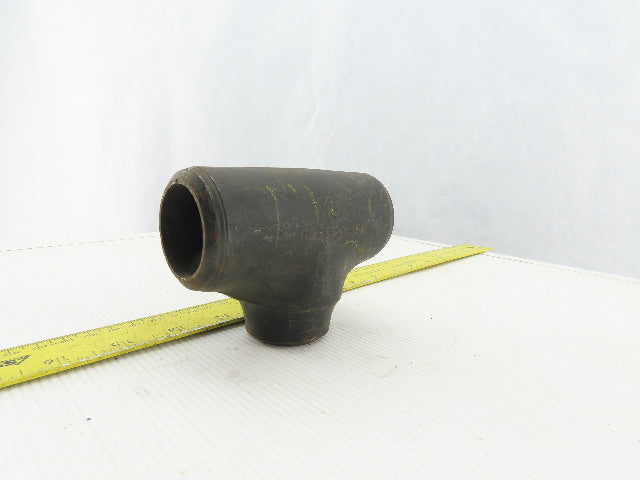 1-1/2" x 1-1/4" x 1-1/2" Butt Weld Seamless Pipe Fitting Reducer TEE