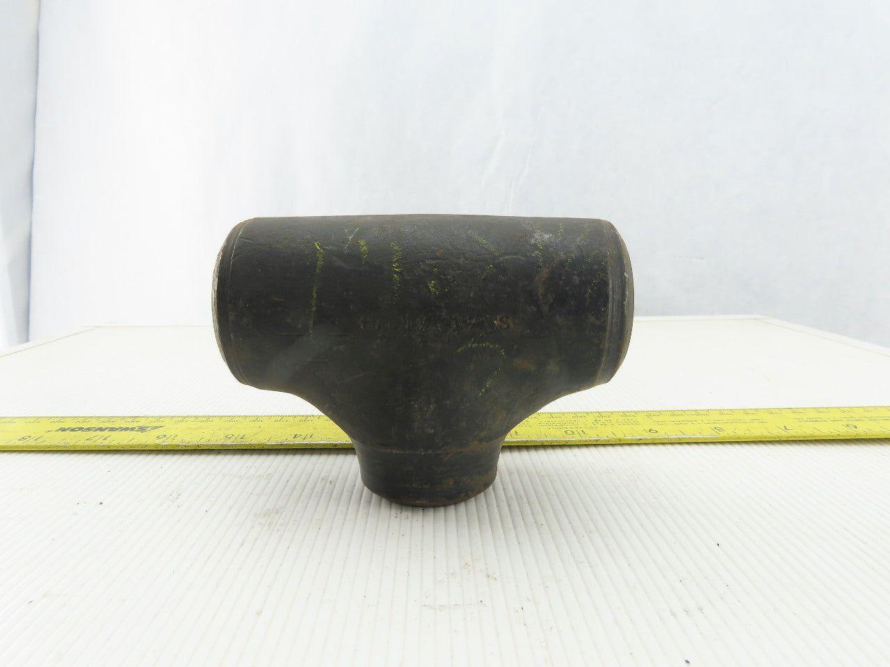 1-1/2" x 1-1/4" x 1-1/2" Butt Weld Seamless Pipe Fitting Reducer TEE