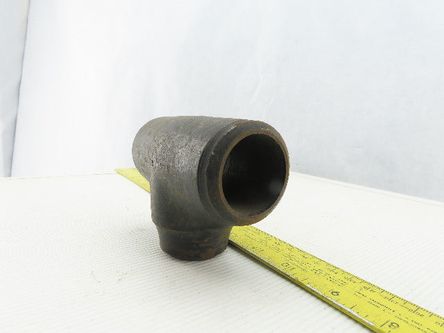 1-1/2" x 1-1/4" x 1-1/2" Butt Weld Seamless Pipe Fitting Reducer TEE