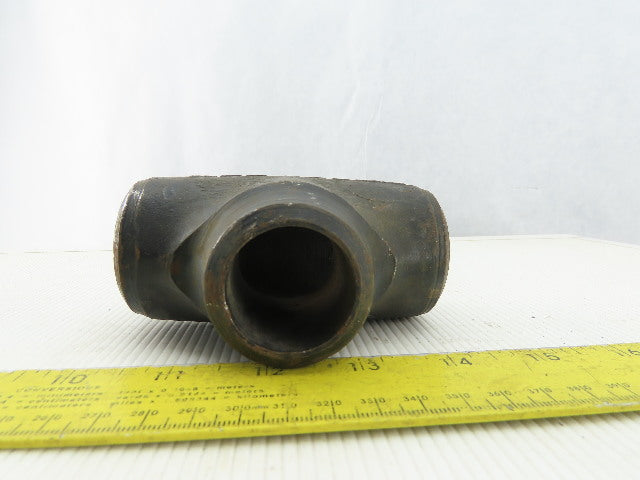 1-1/2" x 1-1/4" x 1-1/2" Butt Weld Seamless Pipe Fitting Reducer TEE