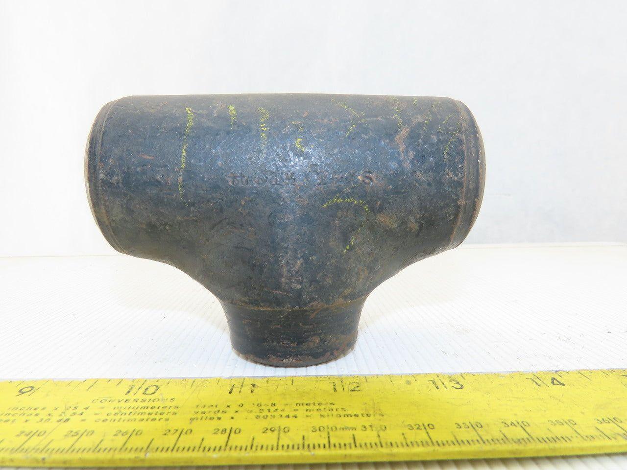 1-1/2" x 1-1/4" x 1-1/2" Butt Weld Seamless Pipe Fitting Reducer TEE