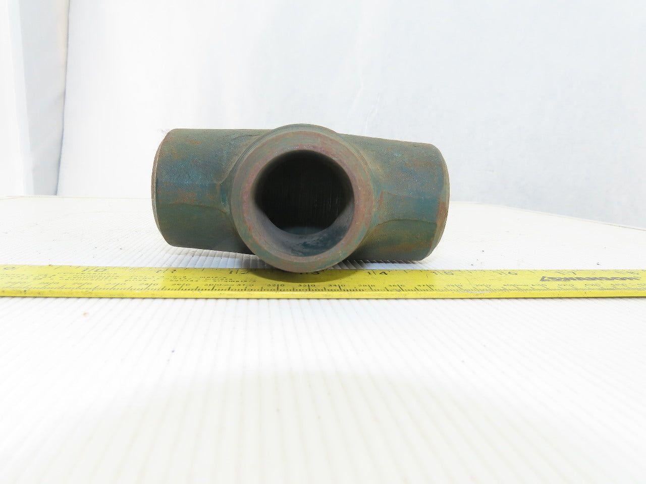 Hackney Ladish ZG2D 1-1/2" x 1-1/4" x 1-1/2" But Weld Pipe Fitting Reducer TEE