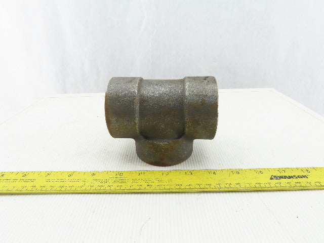 Anvil A105N 2" Steel Socket Weld Pipe Fitting TEE