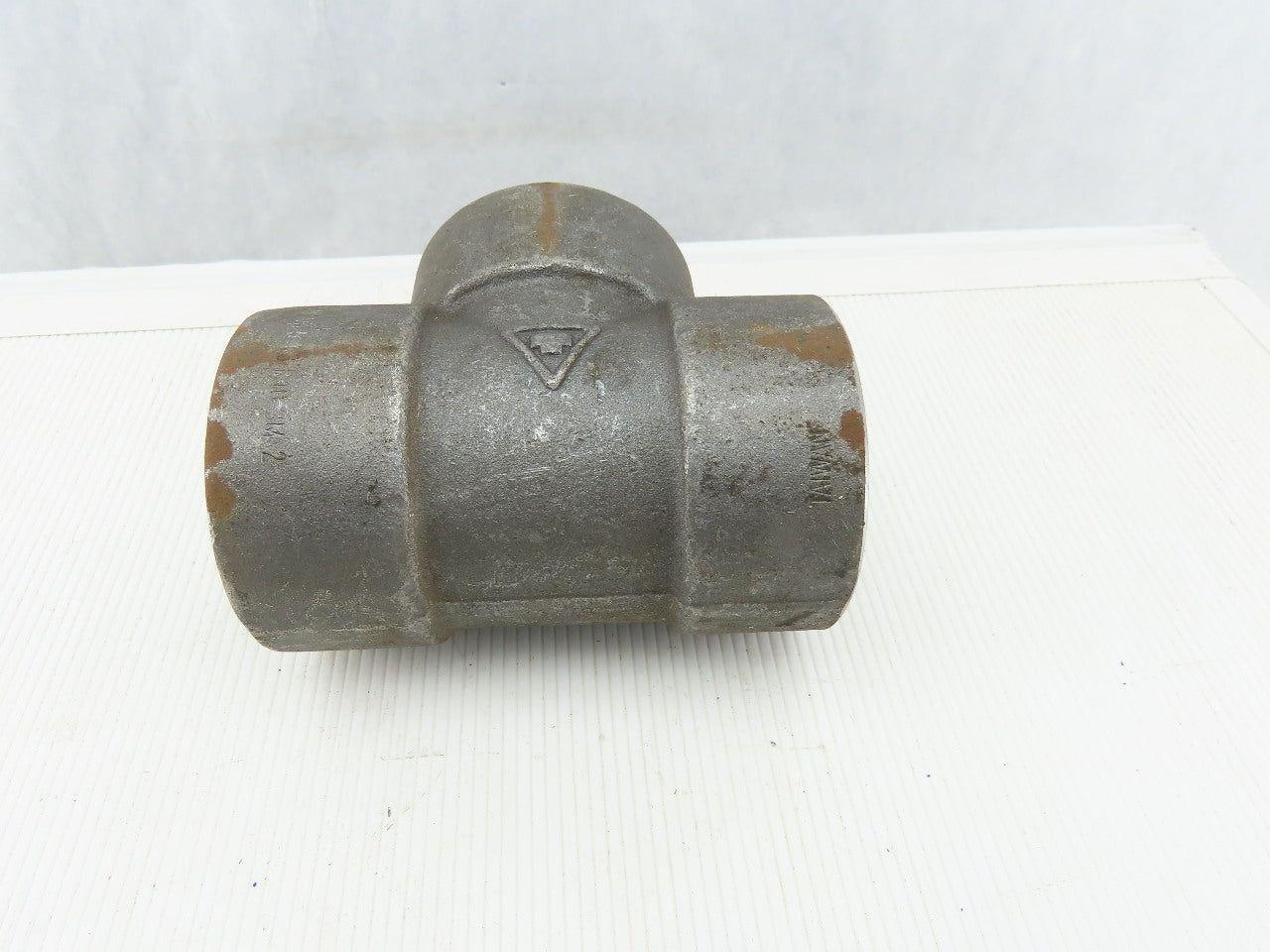 Anvil A105N 2" Steel Socket Weld Pipe Fitting TEE