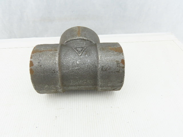 Anvil A105N 2" Steel Socket Weld Pipe Fitting TEE