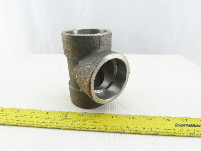 Anvil A105N 2" Steel Socket Weld Pipe Fitting TEE
