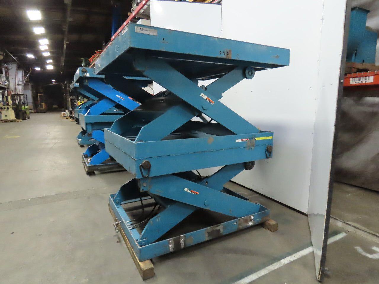 Advance Lifts 9500Lb. Hydraulic Scissor Lift Table 63"x64" Top 23-5/8" to 84"