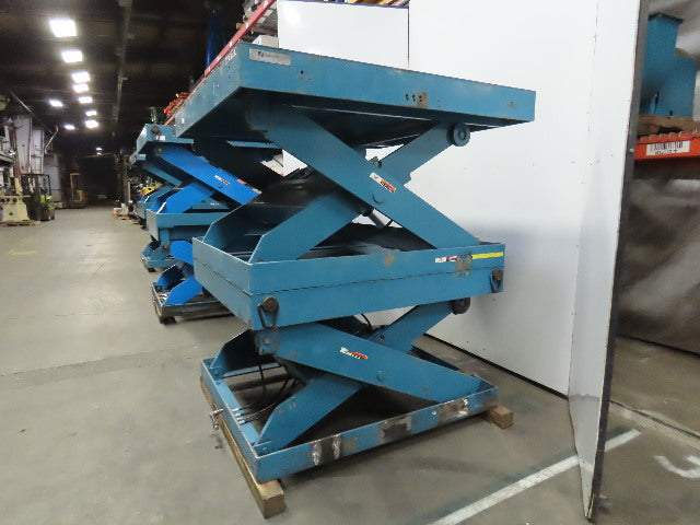 Advance Lifts 9500Lb. Hydraulic Scissor Lift Table 63"x64" Top 23-5/8" to 84"