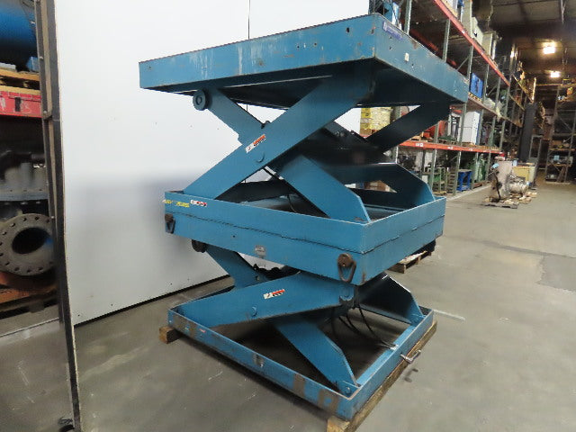 Advance Lifts 9500Lb. Hydraulic Scissor Lift Table 63"x64" Top 23-5/8" to 84"