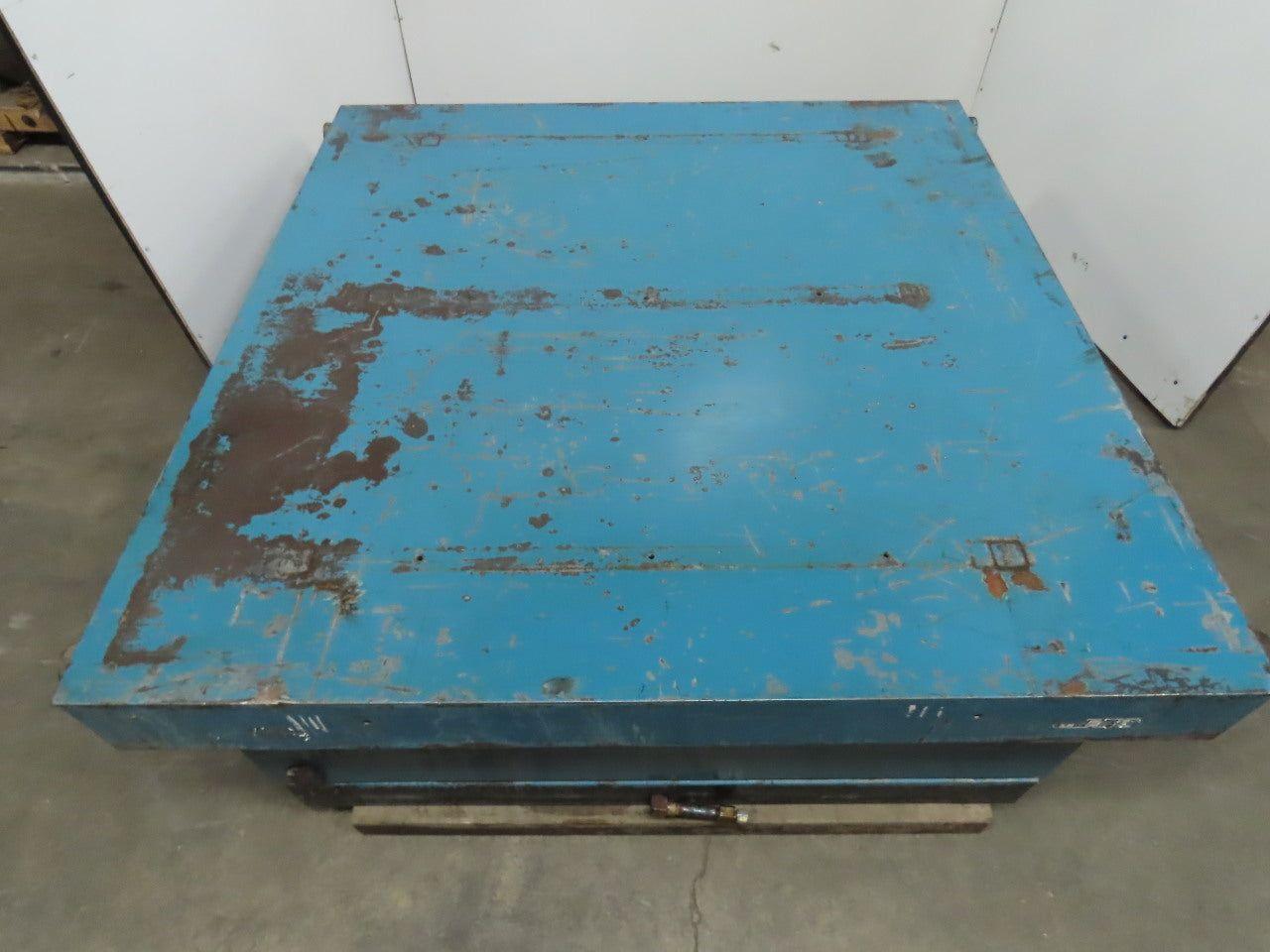 Advance Lifts 9500Lb. Hydraulic Scissor Lift Table 63"x64" Top 23-5/8" to 84"