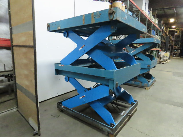 Advance Lifts 9500Lb. Hydraulic Scissor Lift Table 63"x64" Top 23-5/8" to 84"