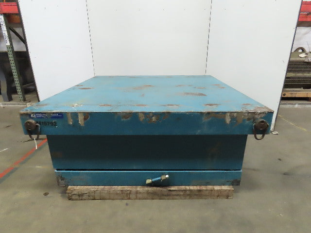Advance Lifts 9500Lb. Hydraulic Scissor Lift Table 63"x64" Top 23-5/8" to 84"