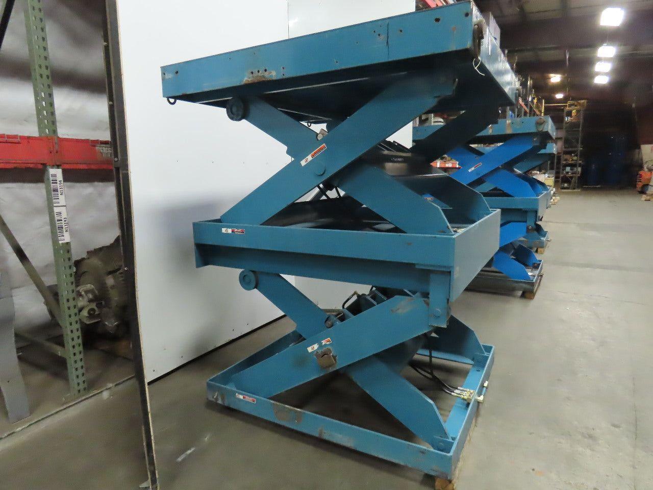 Advance Lifts 9500Lb. Hydraulic Scissor Lift Table 63"x64" Top 23-5/8" to 84"