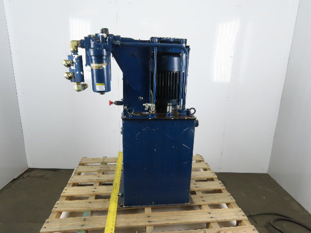 Parker HPU 7070BMD 20 Gal 7GPM 426PSI 460V 3Ph 2Hp Hydraulic Power Unit