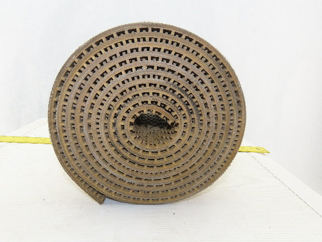 7-1/4" Woven Back 3 Ply Rubber Core Tread Incline Decline Conveyor Belt 13'