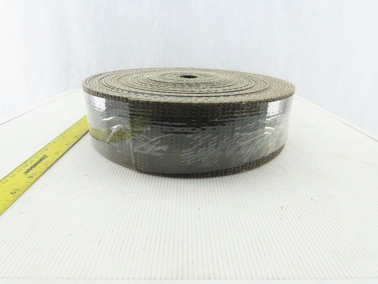2-7/8" Woven Back Rubber Smooth Top Conveyor Belt 54'