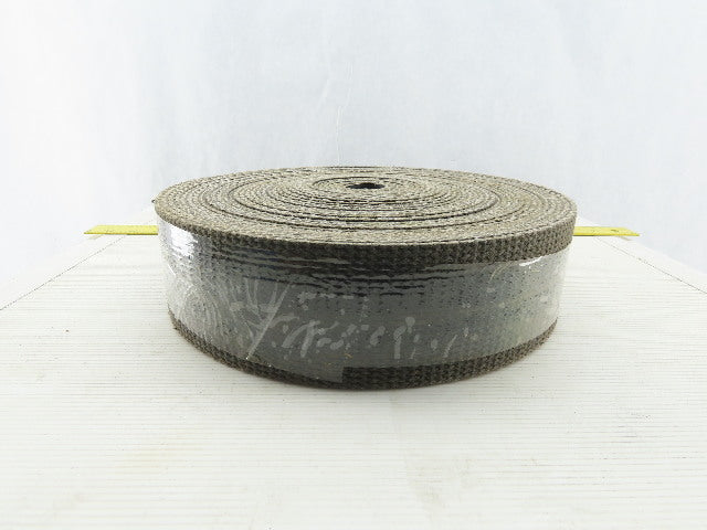 2-7/8" Woven Back Rubber Smooth Top Conveyor Belt 54'