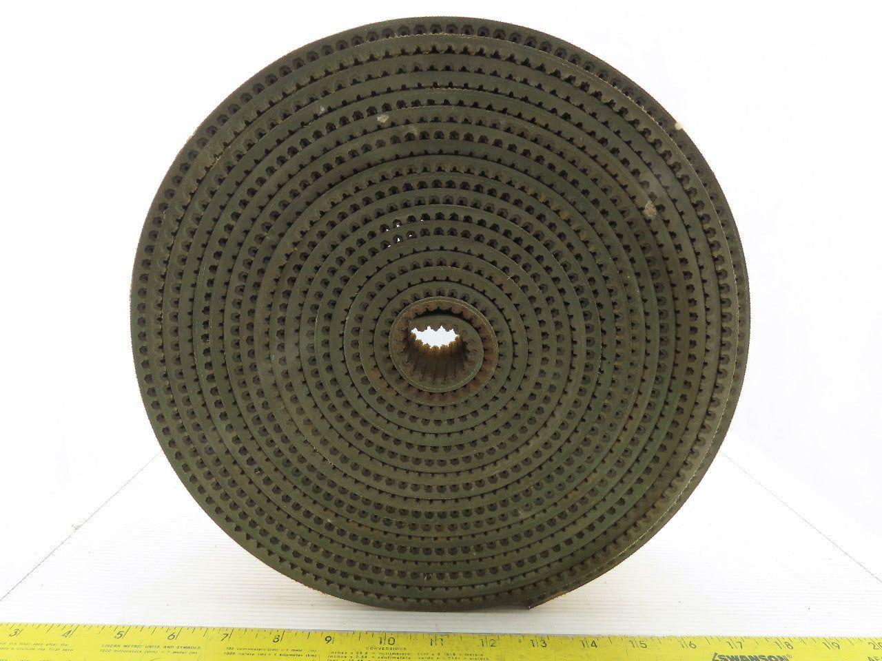 3-1/8" Woven PVC 3 Ply Textured Incline Decline Conveyor Belt 1/4"T 32'