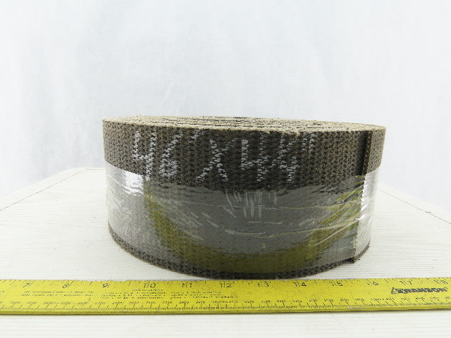 4-1/4" Interwoven Back Smooth Top Conveyor Belt 5/32" T 46'