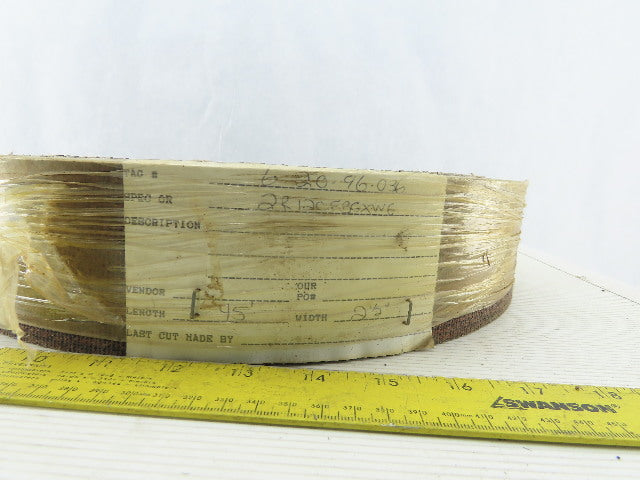 2-1/2" Woven Back 3 Ply Diamond Cleat Incline Decline 9/32"T Conveyor Belt 45'
