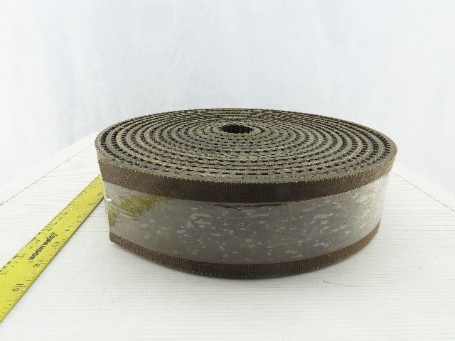 3" Woven Back 3 Ply Diamond Cleat Incline Decline 9/32"T Conveyor Belt 29'