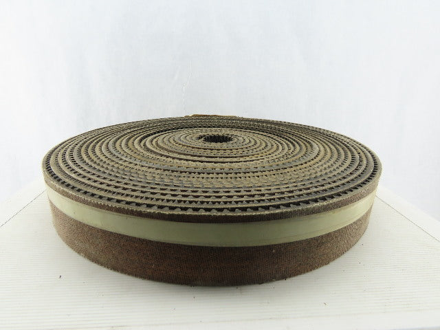 2-3/4" Woven Back 2 Ply Diamond Cleat Incline Decline 3/8"T Conveyor Belt 63'