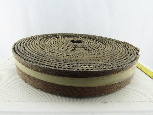 2-3/4" Woven Back 2 Ply Diamond Cleat Incline Decline 3/8"T Conveyor Belt 63'