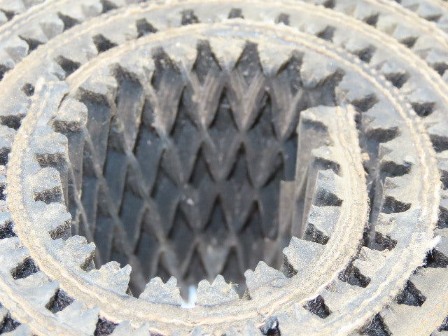 2-3/4" Woven Back 2 Ply Diamond Cleat Incline Decline 3/8"T Conveyor Belt 63'