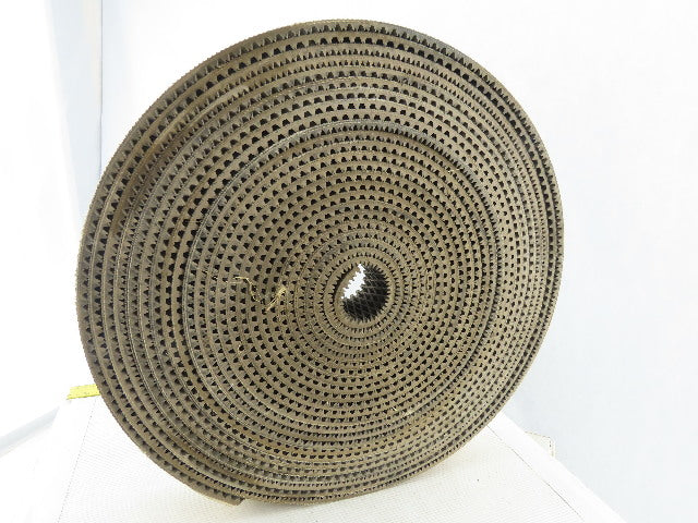 2-3/4" Woven Back 2 Ply Diamond Cleat Incline Decline 3/8"T Conveyor Belt 63'