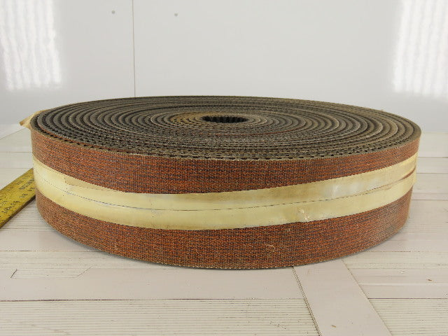 3-3/4" Woven Back 2 Ply Textured Rough Top Incline Conveyor Belt 71'