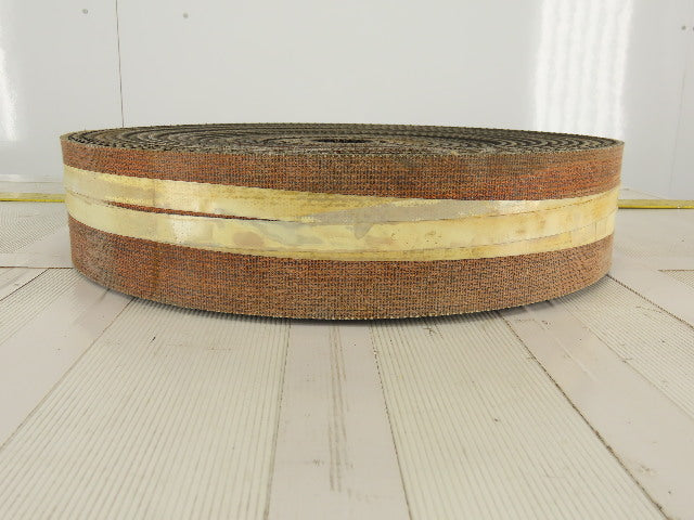 3-3/4" Woven Back 2 Ply Textured Rough Top Incline Conveyor Belt 71'