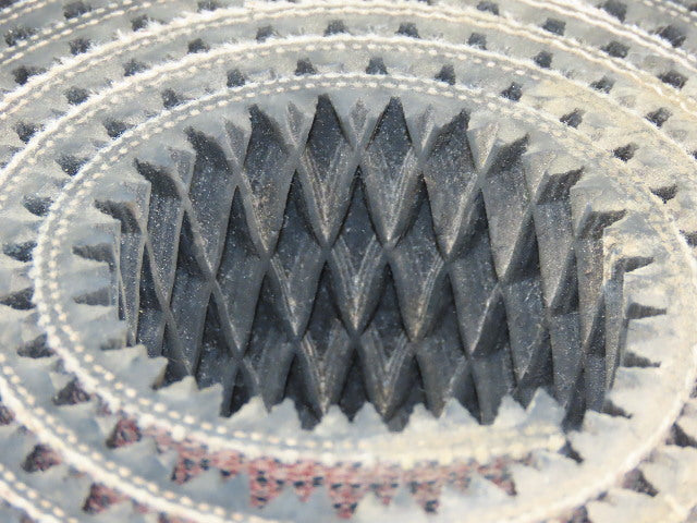 3-3/4" Woven Back 2 Ply Textured Rough Top Incline Conveyor Belt 71'