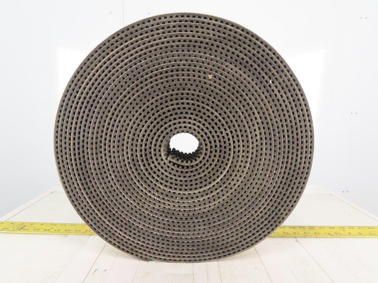 3-3/4" Woven Back 2 Ply Textured Rough Top Incline Conveyor Belt 71'