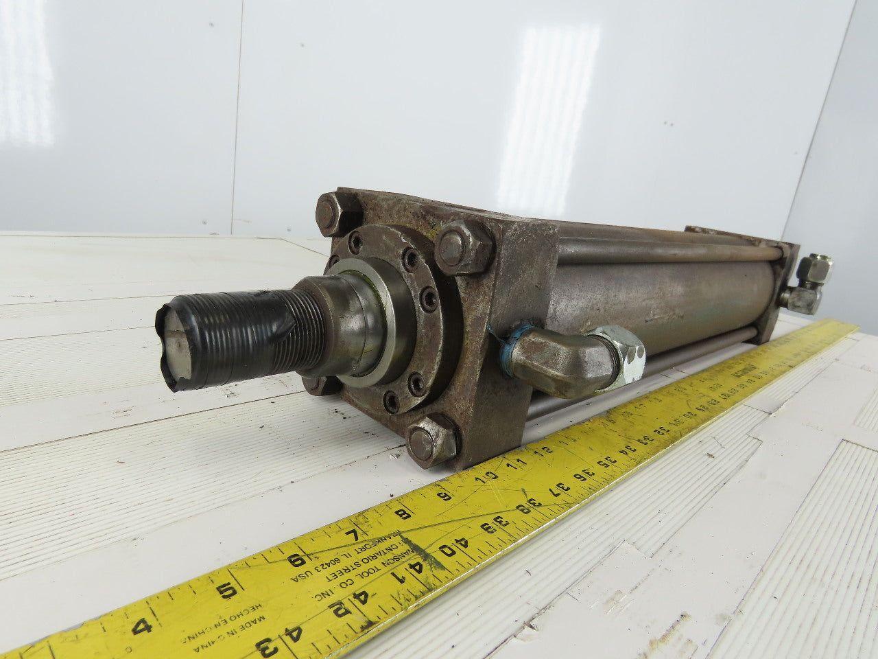 Hydraulic Cylinder 4" Bore 18" Stroke Double Acting Clevis End