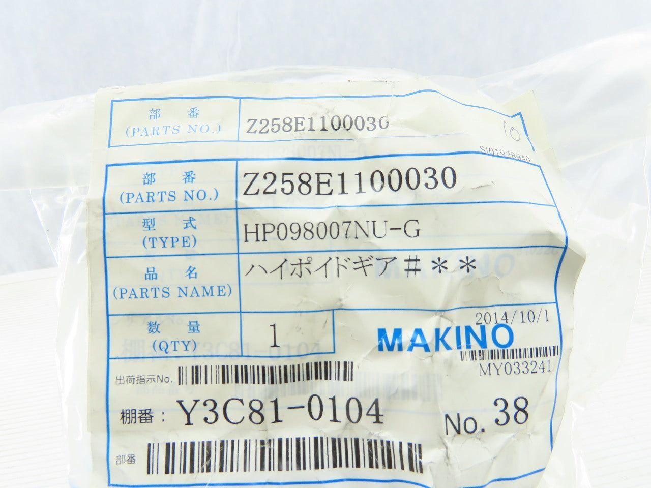 Makino Z258E1100030 Ring Gear For EDM Machine
