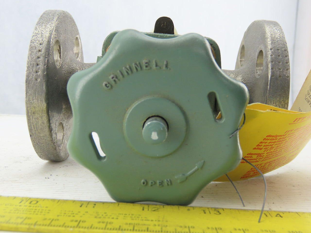 ITT Grinnell 3/4" Flanged Stainless Steel Diaphragm Valve
