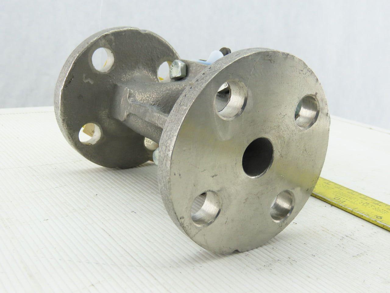 ITT Grinnell 3/4" Flanged Stainless Steel Diaphragm Valve