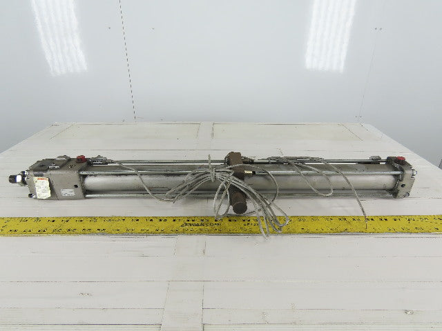 SMC Pneumatic Air Cylinder 50mm Bore 885mm Stroke W/CLA2-50-2 Rod Lock