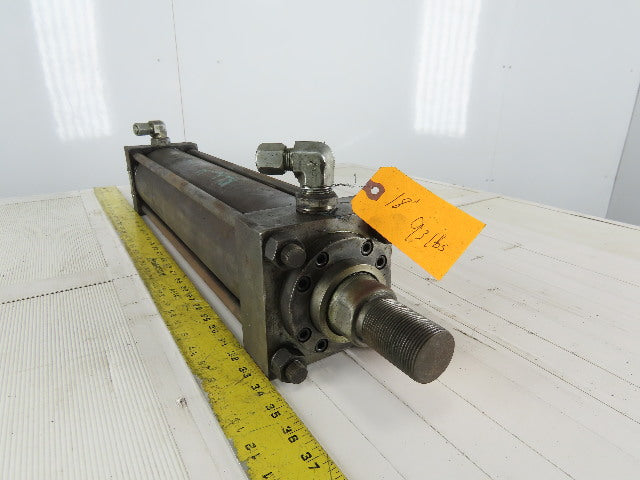 Hydraulic Tie Rod Cylinder 4" Bore 18" Stroke Double Acting Clevis End