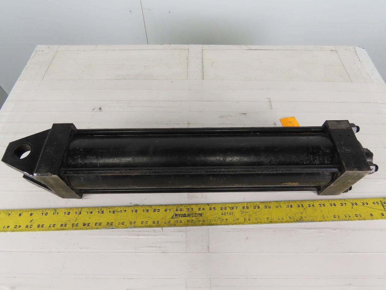 Hydraulic Tie Rod Cylinder 4" Bore 20" Stroke Double Acting Clevis End