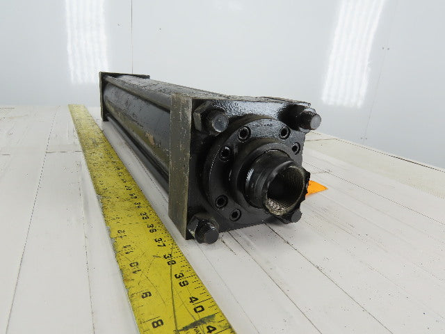 Hydraulic Tie Rod Cylinder 4" Bore 20" Stroke Double Acting Clevis End